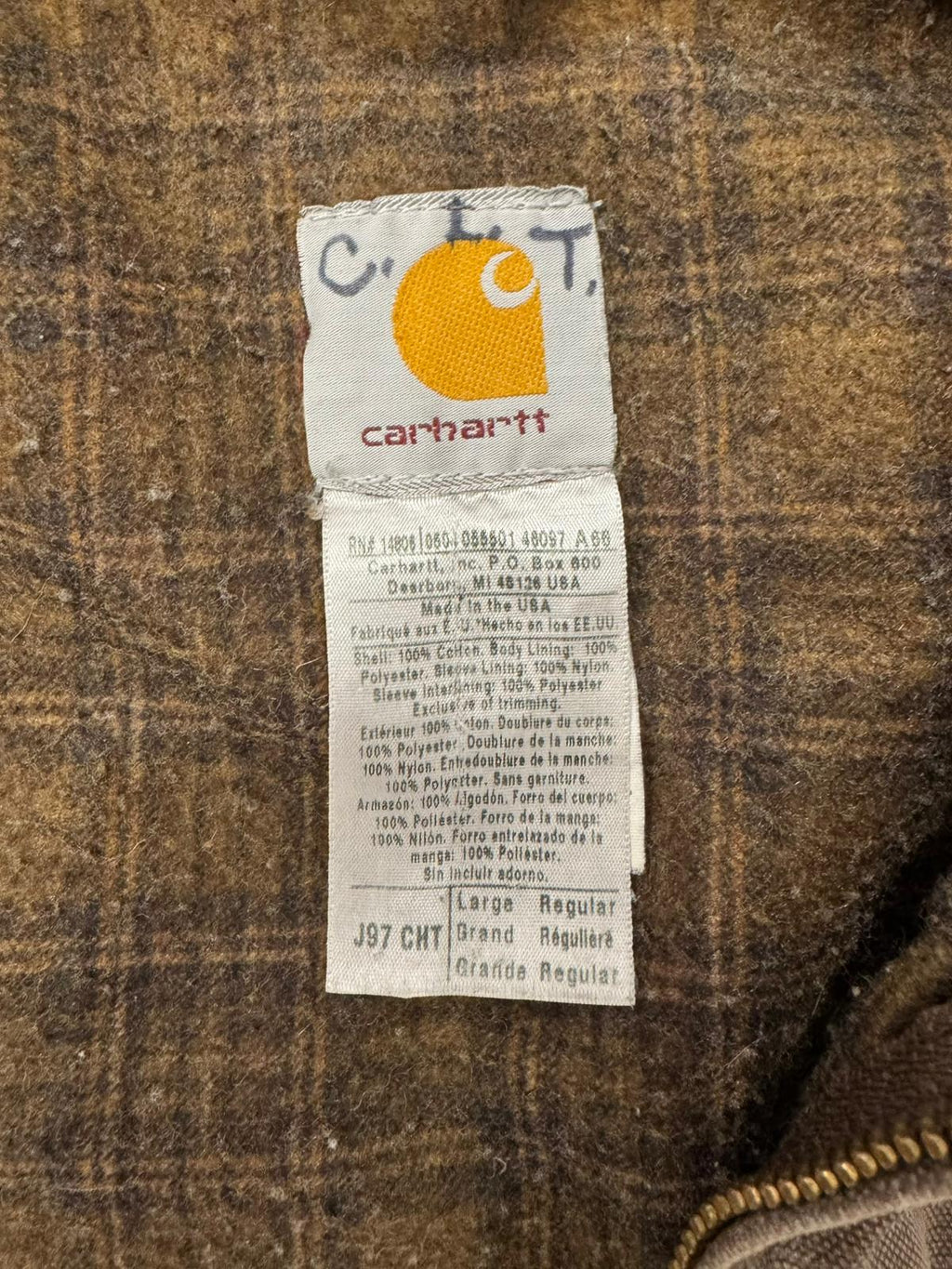 Carhartt Detroit Jacket J97 CHT