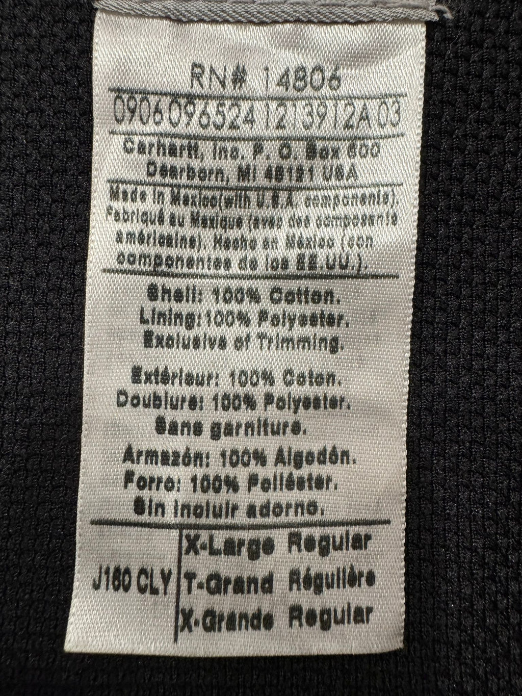 Kurtka Carhartt Active Jacket J160 CLY