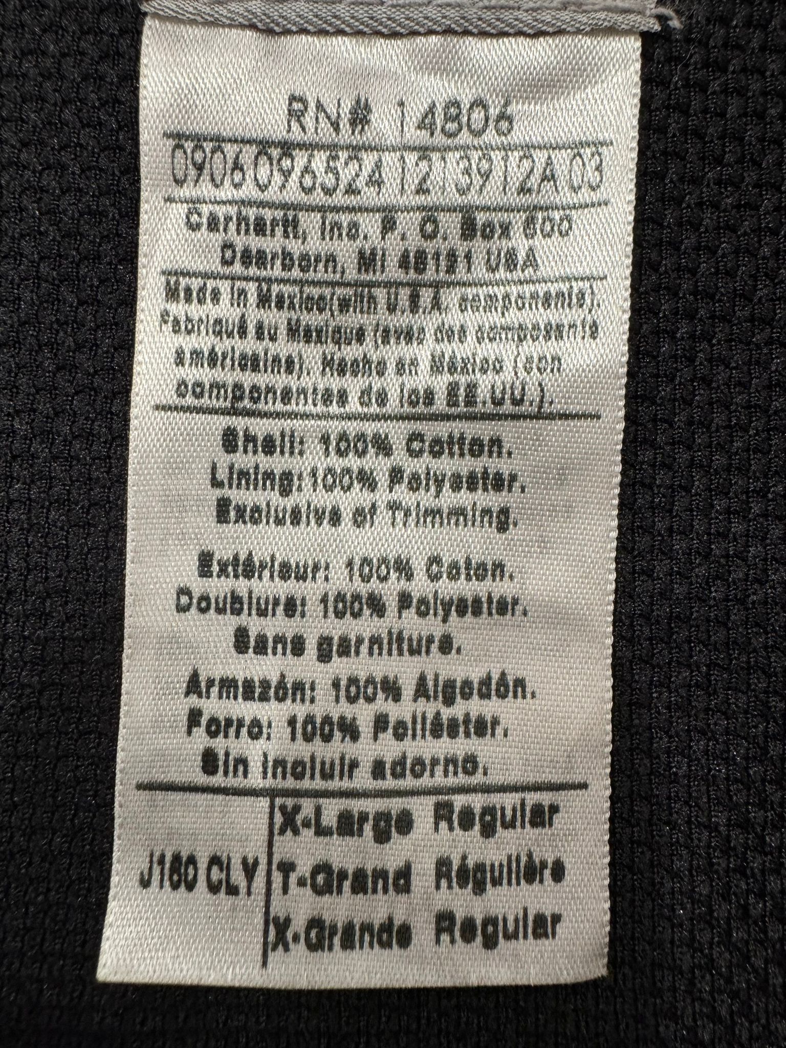 Kurtka Carhartt Active Jacket J160 CLY