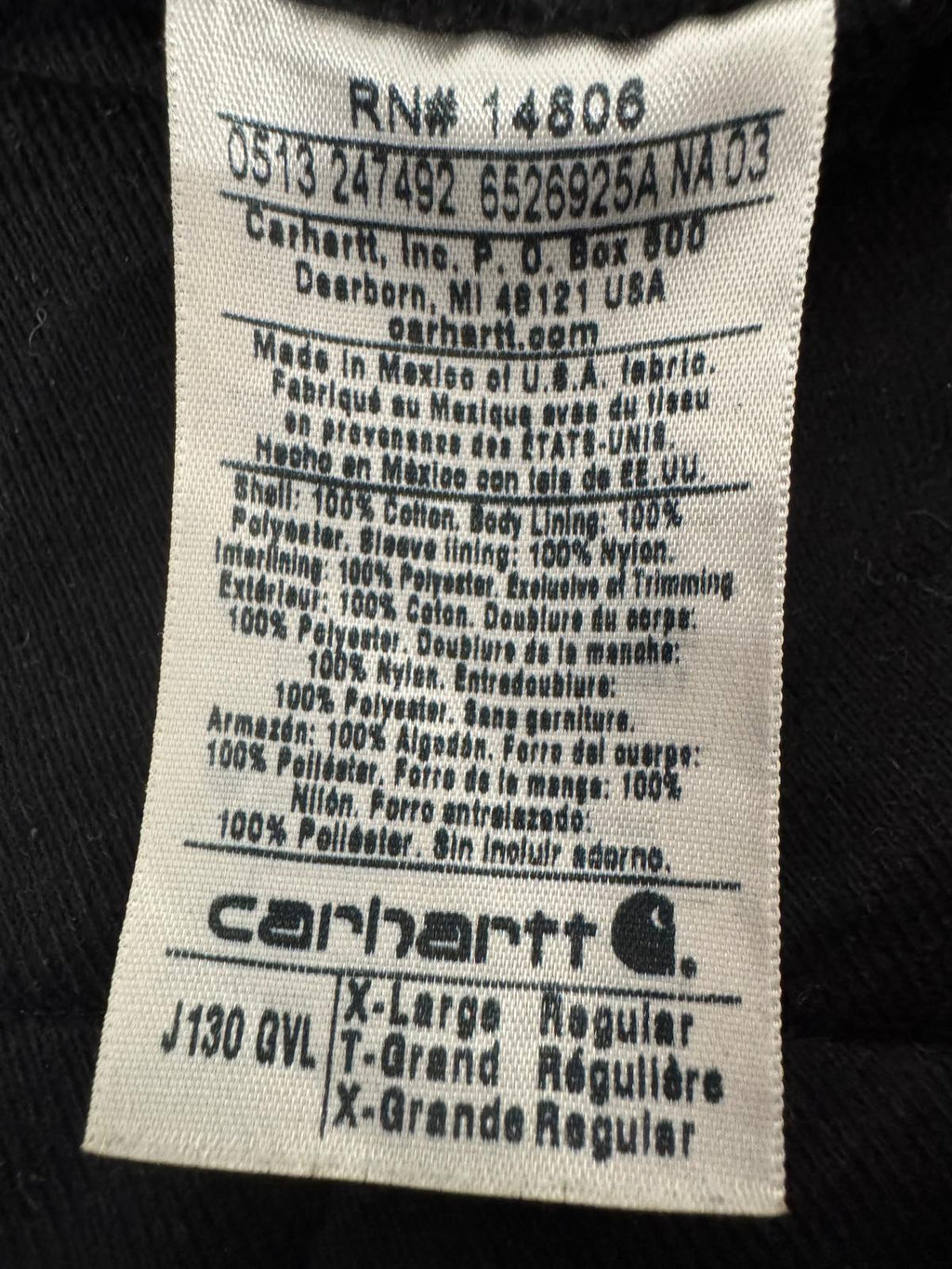 Carhartt Active Jacket J130 GVL